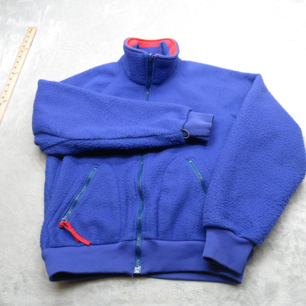 Columbia Jacket Mens Medium Purple Full Zip Radial 3in1 Fleece Liner USA VTG